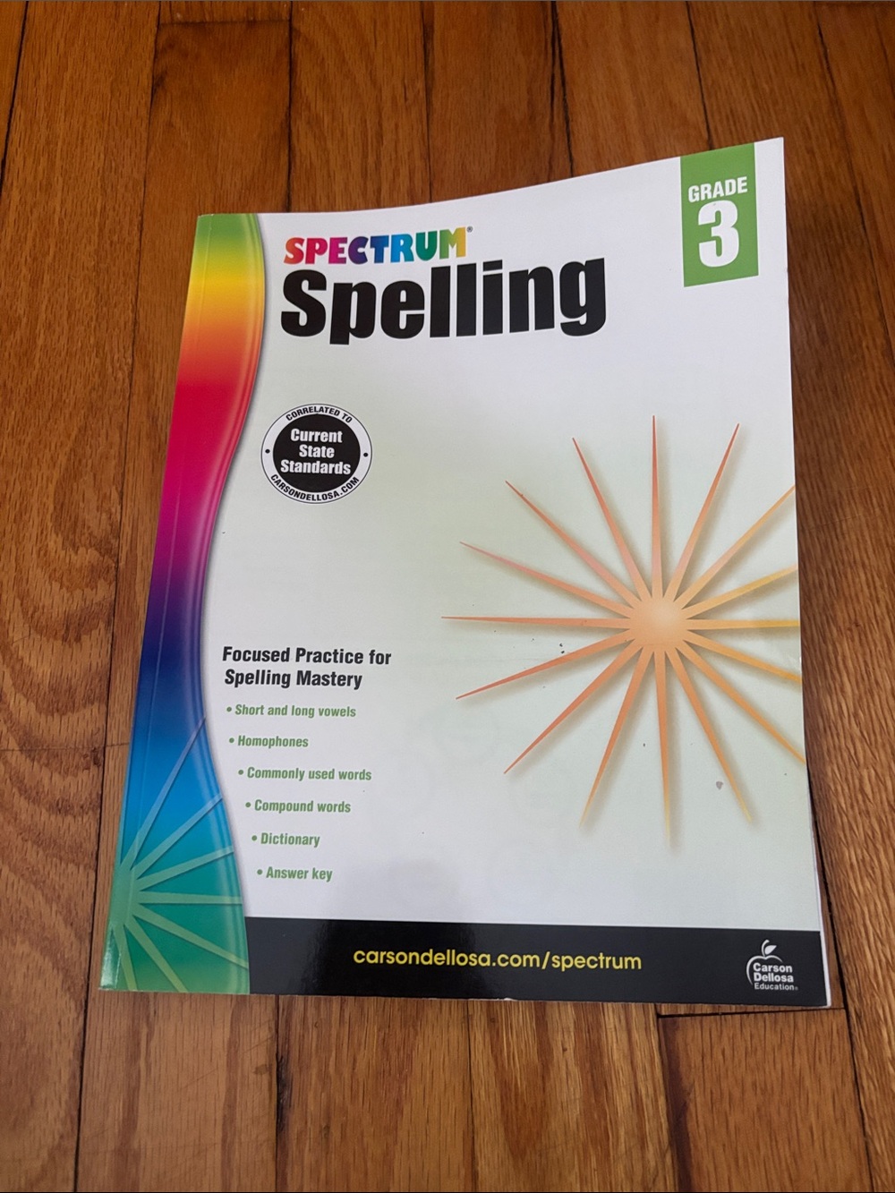 Spectrum Spelling Grade 3 Workbook New